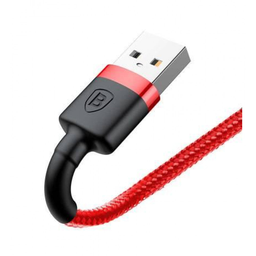 Кабель USB C 3A (1m) — Baseus (CATKLF-B) Cafule Series — CATKLF-BG1 Gray + Black