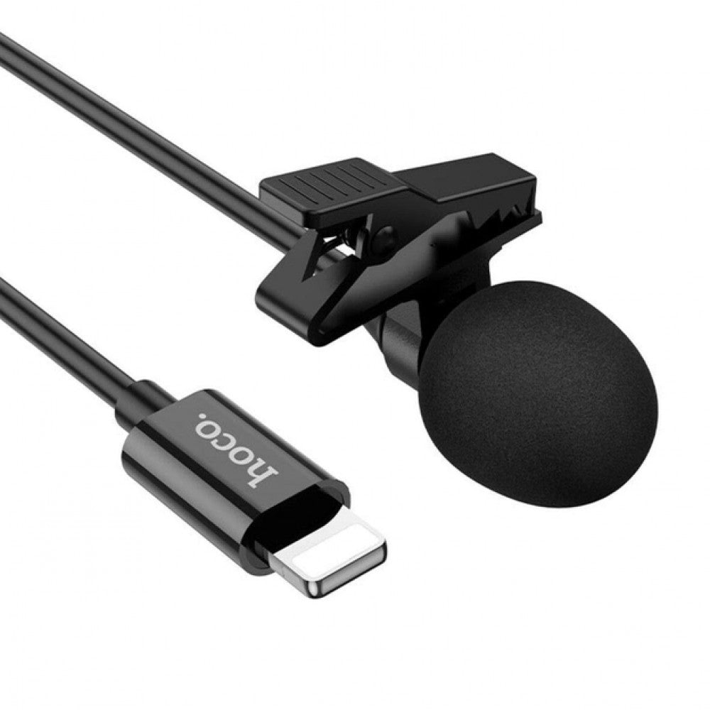 Microphone Hoco L14 iP lavalier — Black