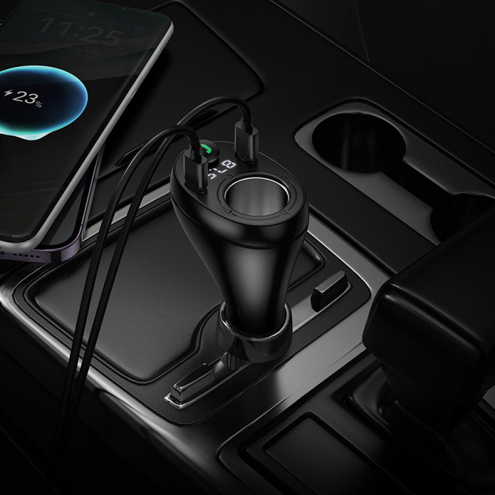 Fm Transmitter MP3 | Car Charger | 3.0A | 2 PD35W — Hoco E88