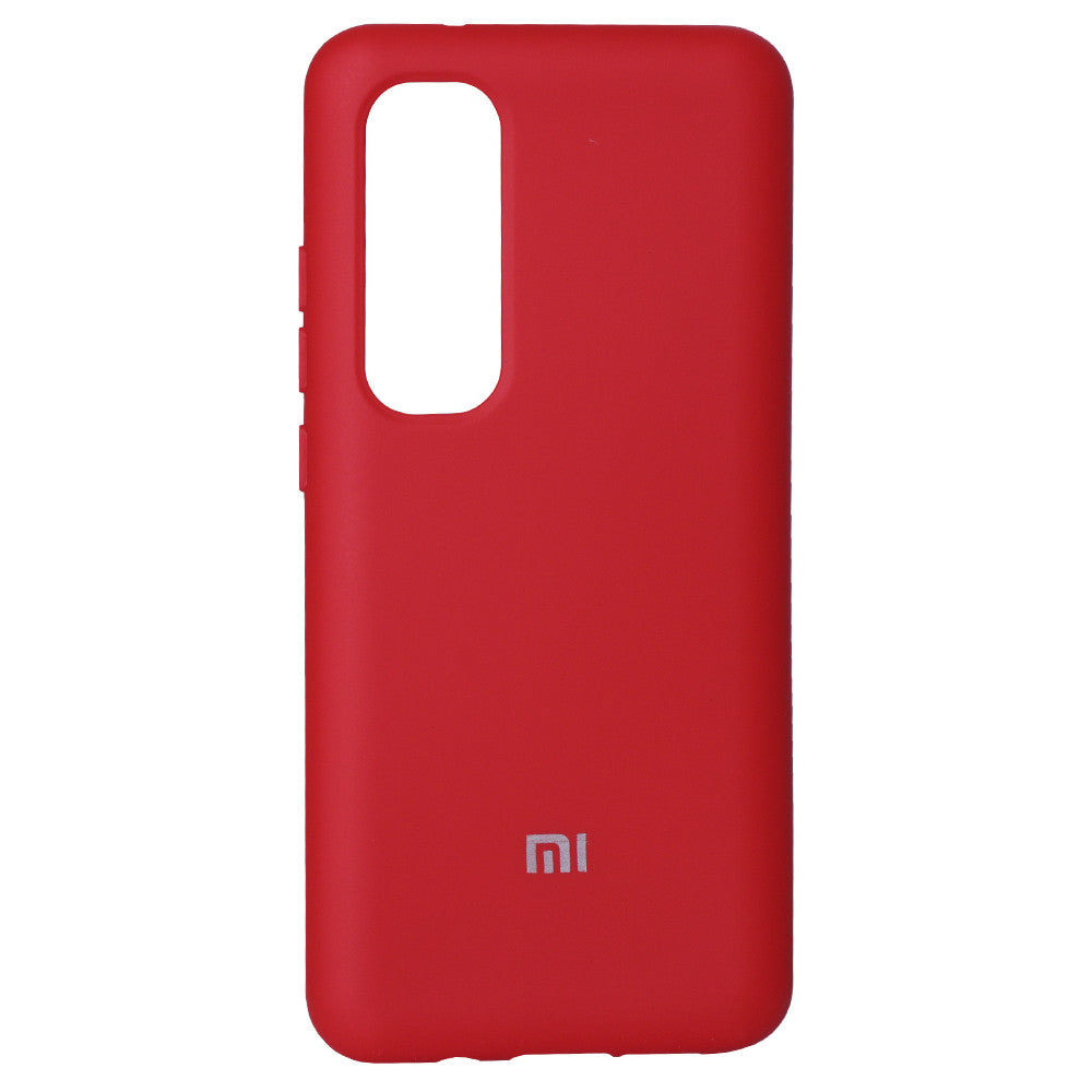 Original Silicone Cover Case Xiaomi Mi Note 10 Lite — Red