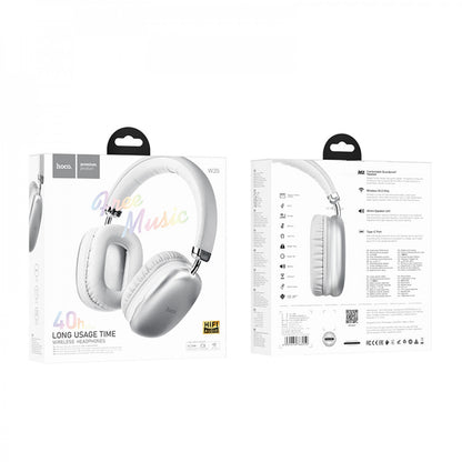 Bluetooth Headphones Hoco W35 — Silver