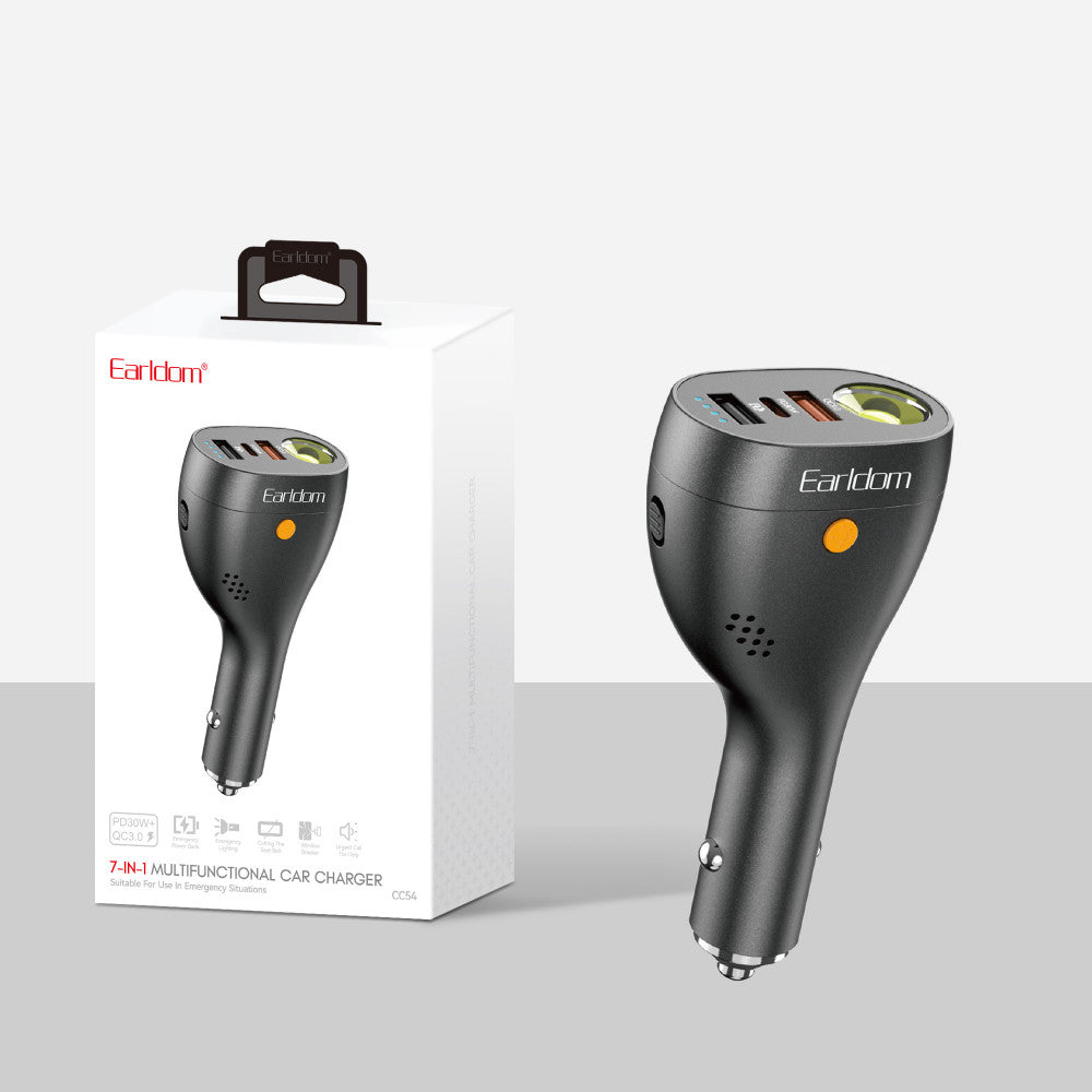 Car Charger 30W 2U 1C Earldom ES-CC54