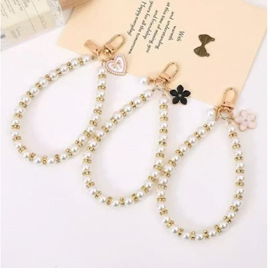 Брелок Pearl Necklace  — White Flower