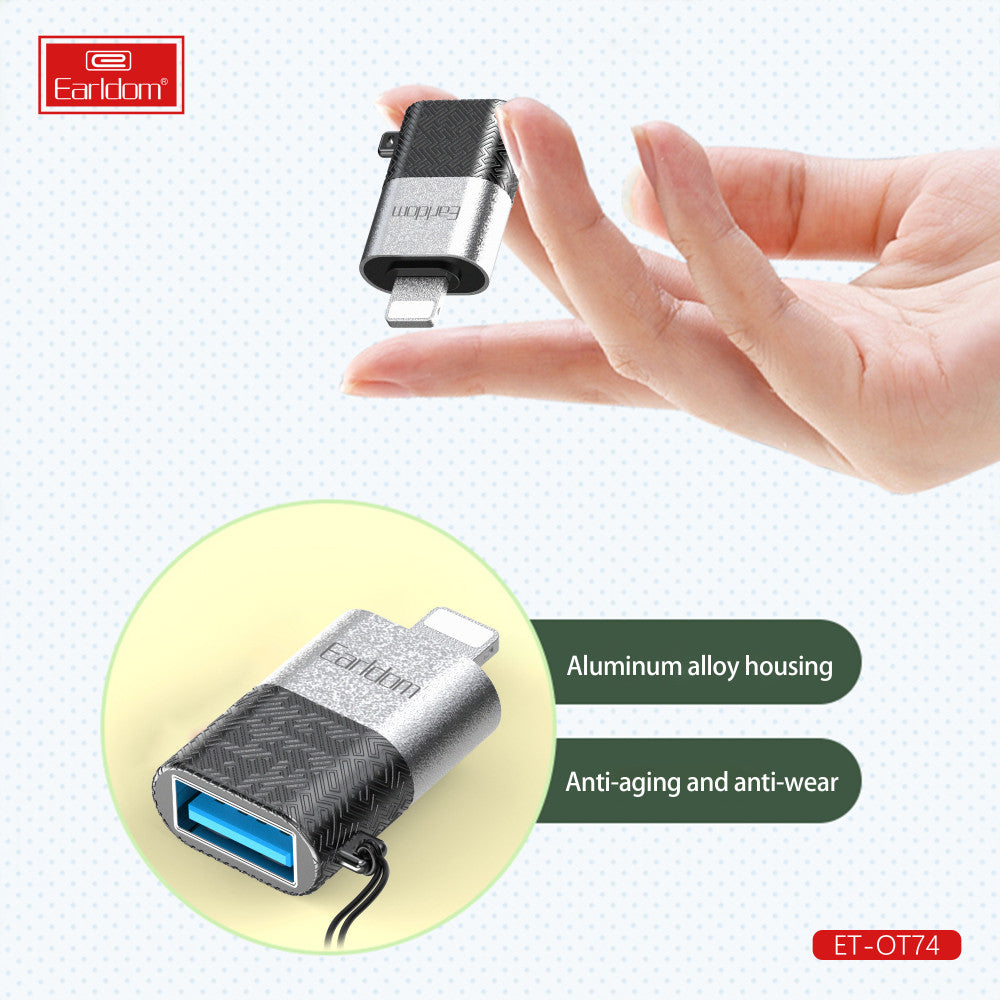 USB 3.0 to Lightning Adapter OTG  Earldom ET-OT74