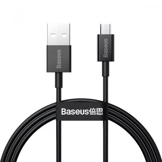 Кабель Micro 2A (1m) Baseus (CAMYS) Superior Series — CAMYS-01 Black