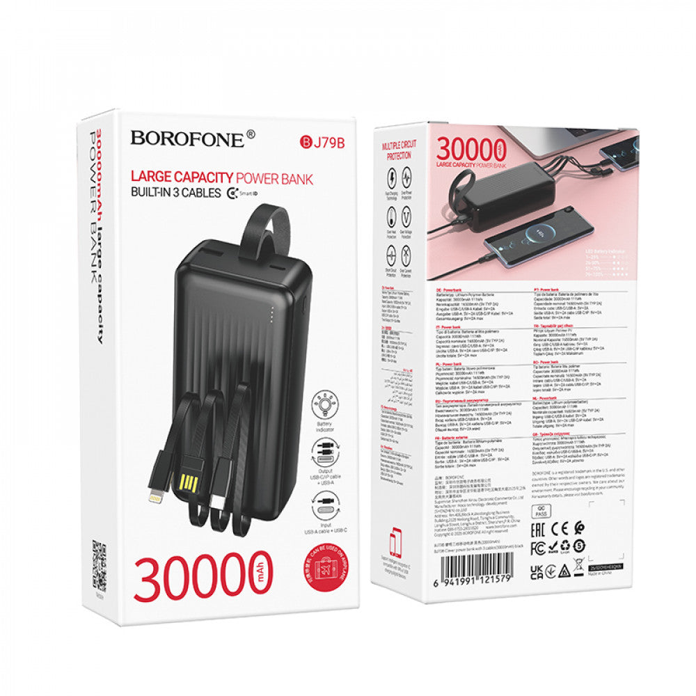 Power Bank | 30000 mAh | 20W | — Borofone BJ79B