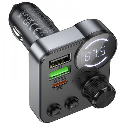 Fm Transmitter MP3 | Car Charger | 3.0A | PD30W | 2U — Hoco E86