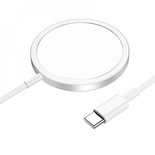 Magnetic Wireless Charger 15W Hoco CW47 — silver