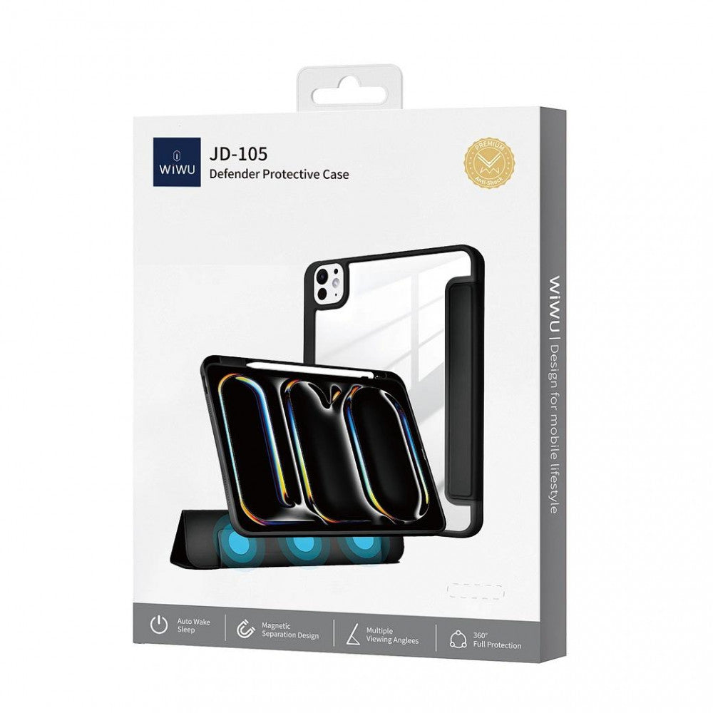 WiWU Defender Protective Case — iPad 11' 'A16 (2025) / 10" (2022) JD105 — Gray
