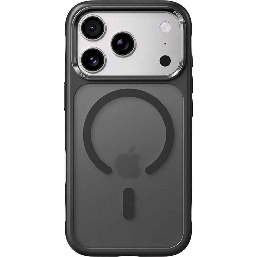 Магнитная защита чехол Rock Guard Touch (металлический Lens Frame) - iPhone 18 Pro Max - Black