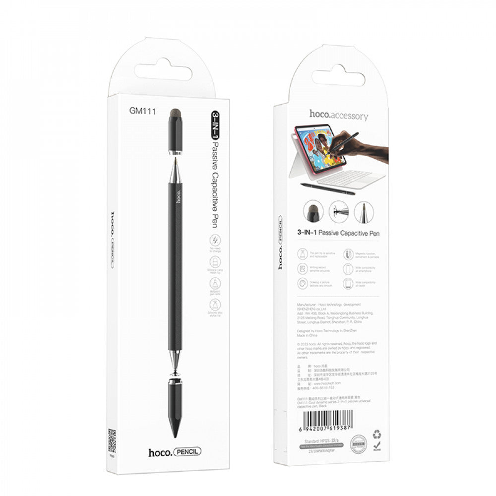 Stylus Pen — Hoco GM111 — Black