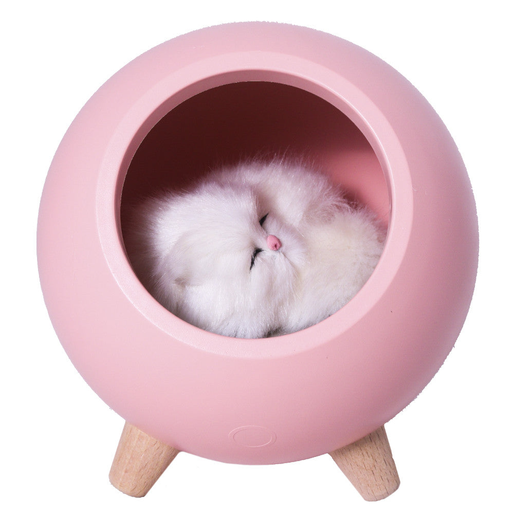 Ночной светильник — Led Cat House — Pink