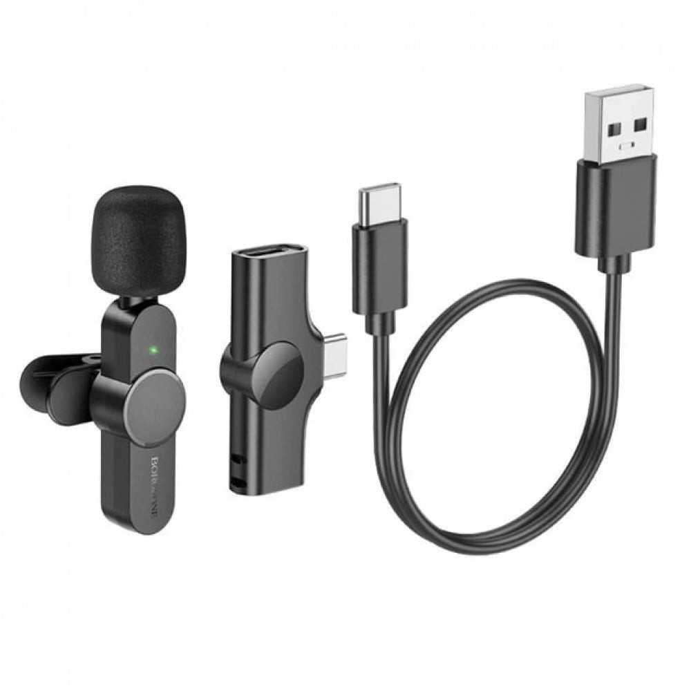 Беспроводной микрофон для телефона USB C — Borofone BFK12