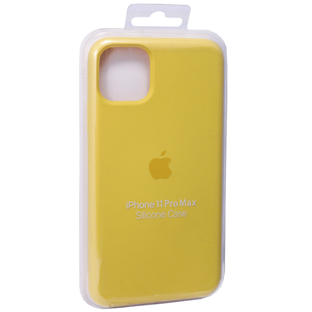 Original Silicone Case HC iPhone 11 Pro Max — Yellow (4)