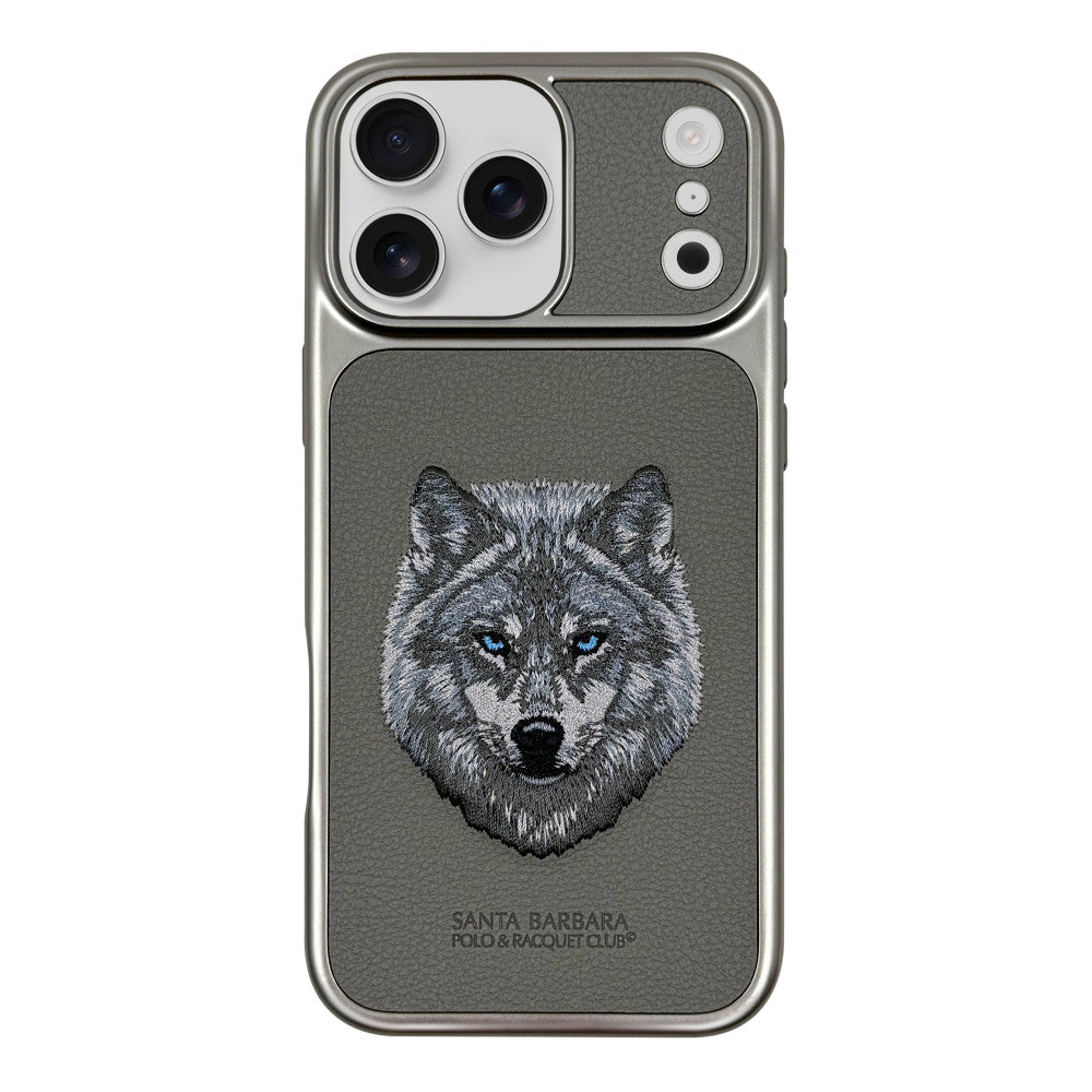 Накладка Чехлы Polo Savanna Leather Case iPhone 17 Pro Max — Wolf