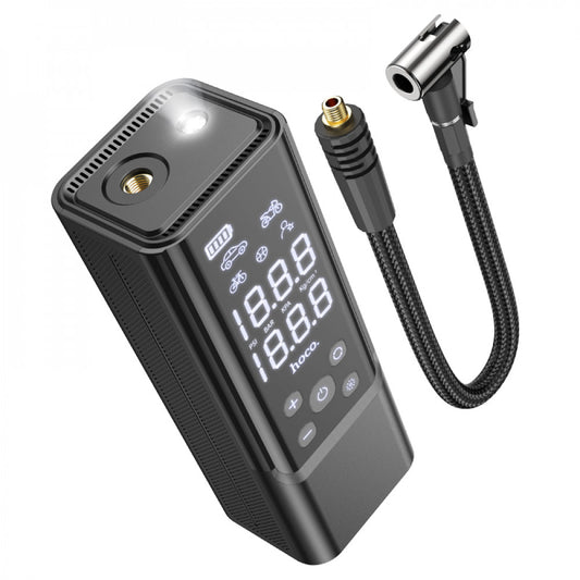 Hoco car air pump ZP7 Maddy 5000mAh 10.3bar — Black