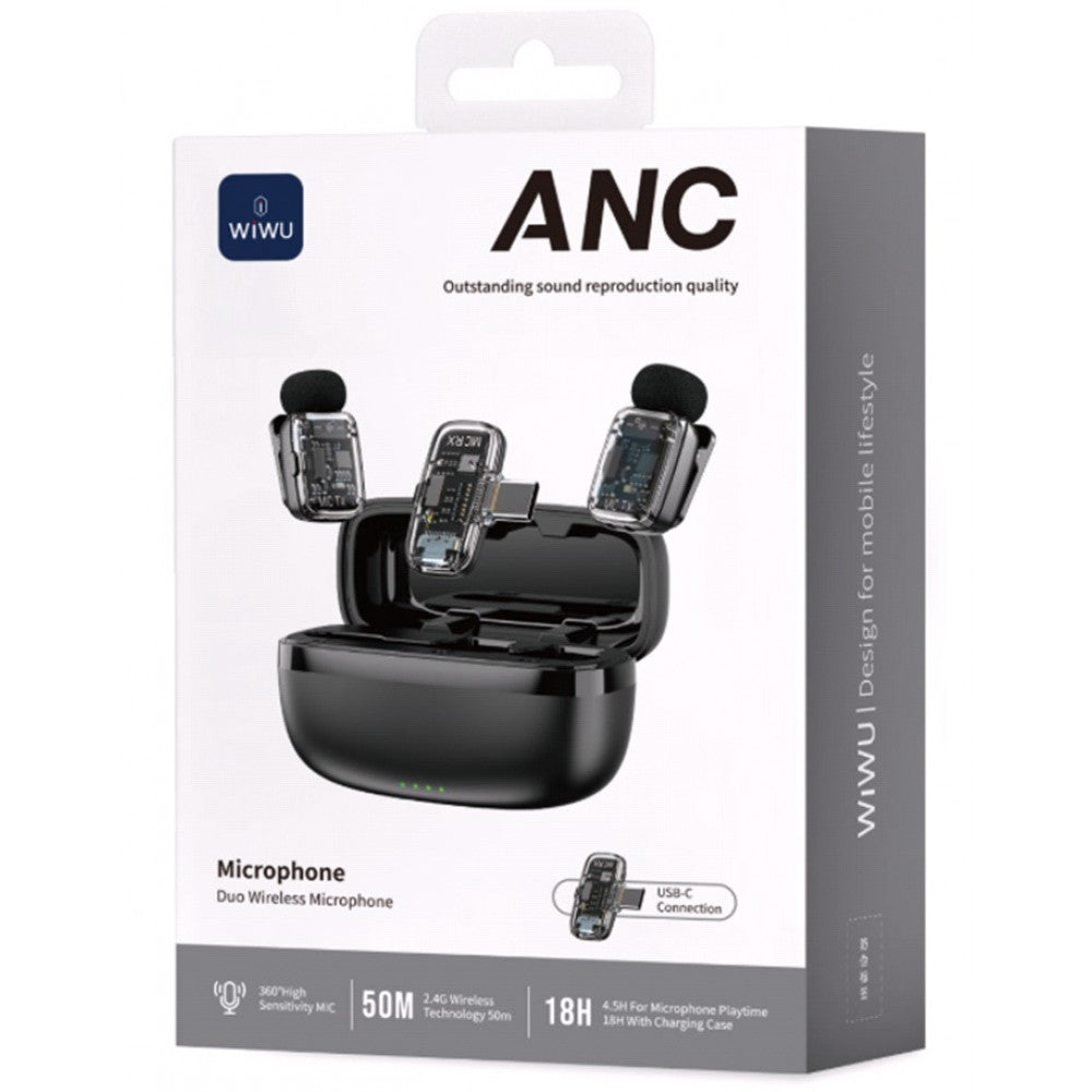 Беспроводной микрофон для телефона USB C —  Wiwu Wi-WM008