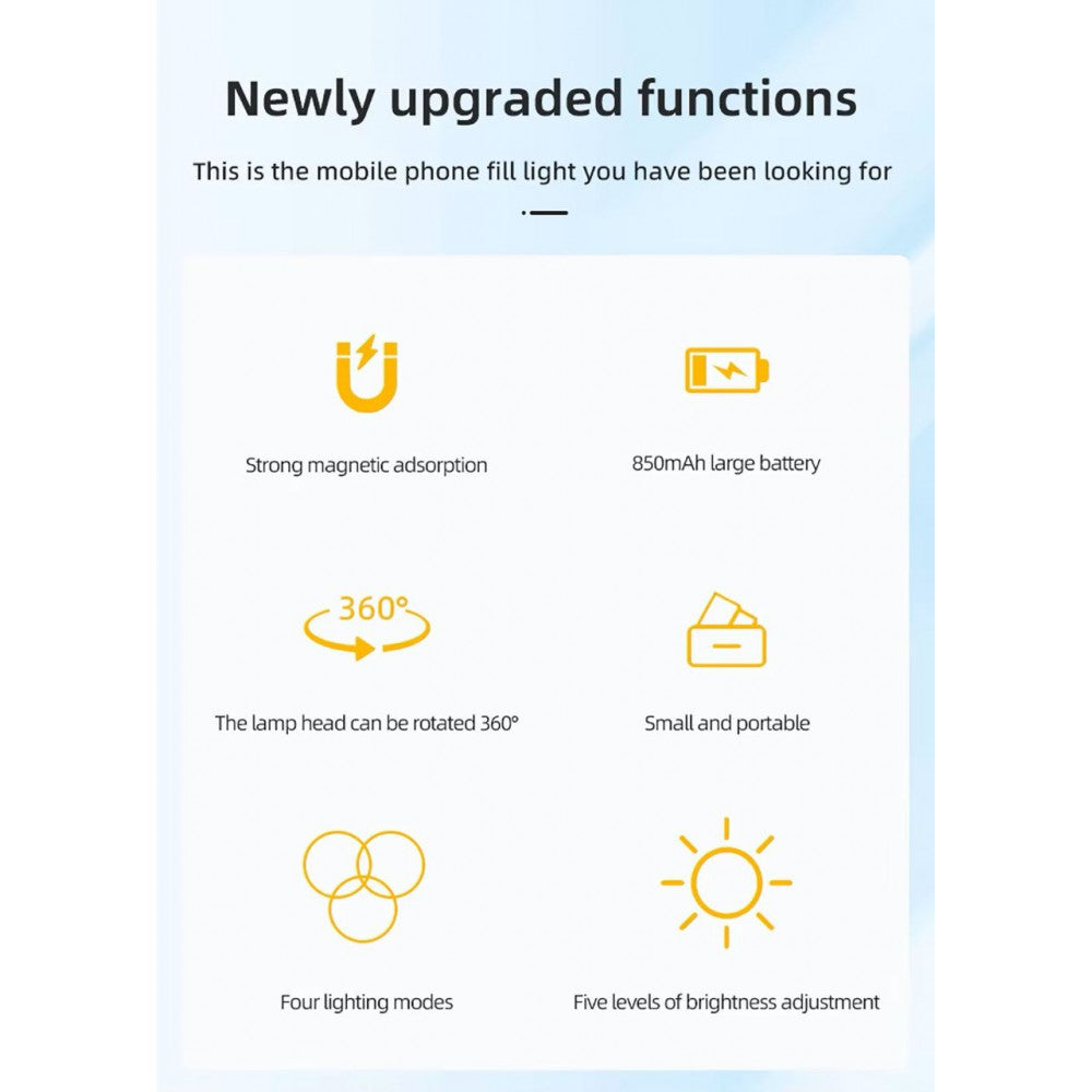 Селфи вспышка F-662 — Black