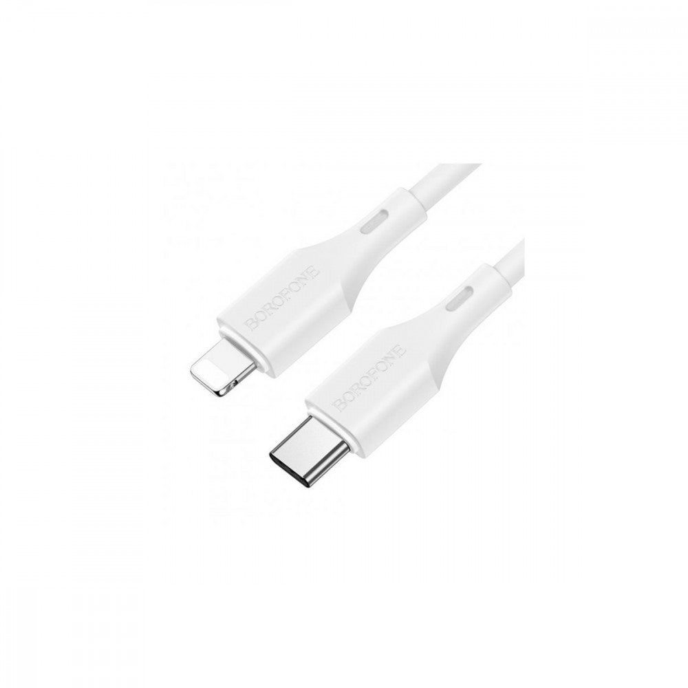 Кабель USB C to Lightning 12W PD (1m) Borofone BX51 — White