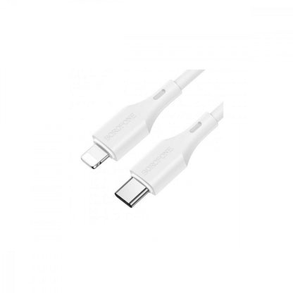 Кабель USB C to Lightning 12W PD (1m) Borofone BX51 — White