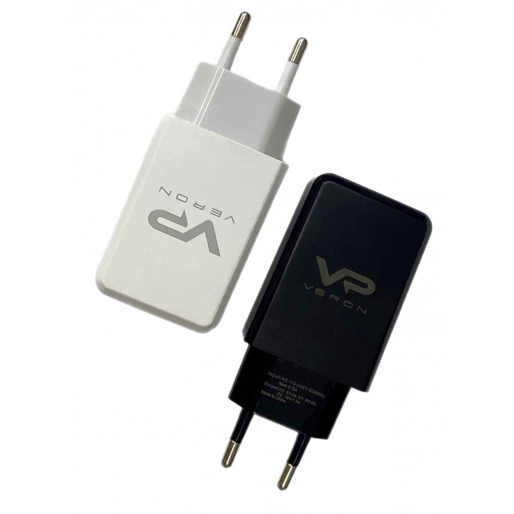 Home Charger | 18W | 1U — Veron VR-C13Q — Black