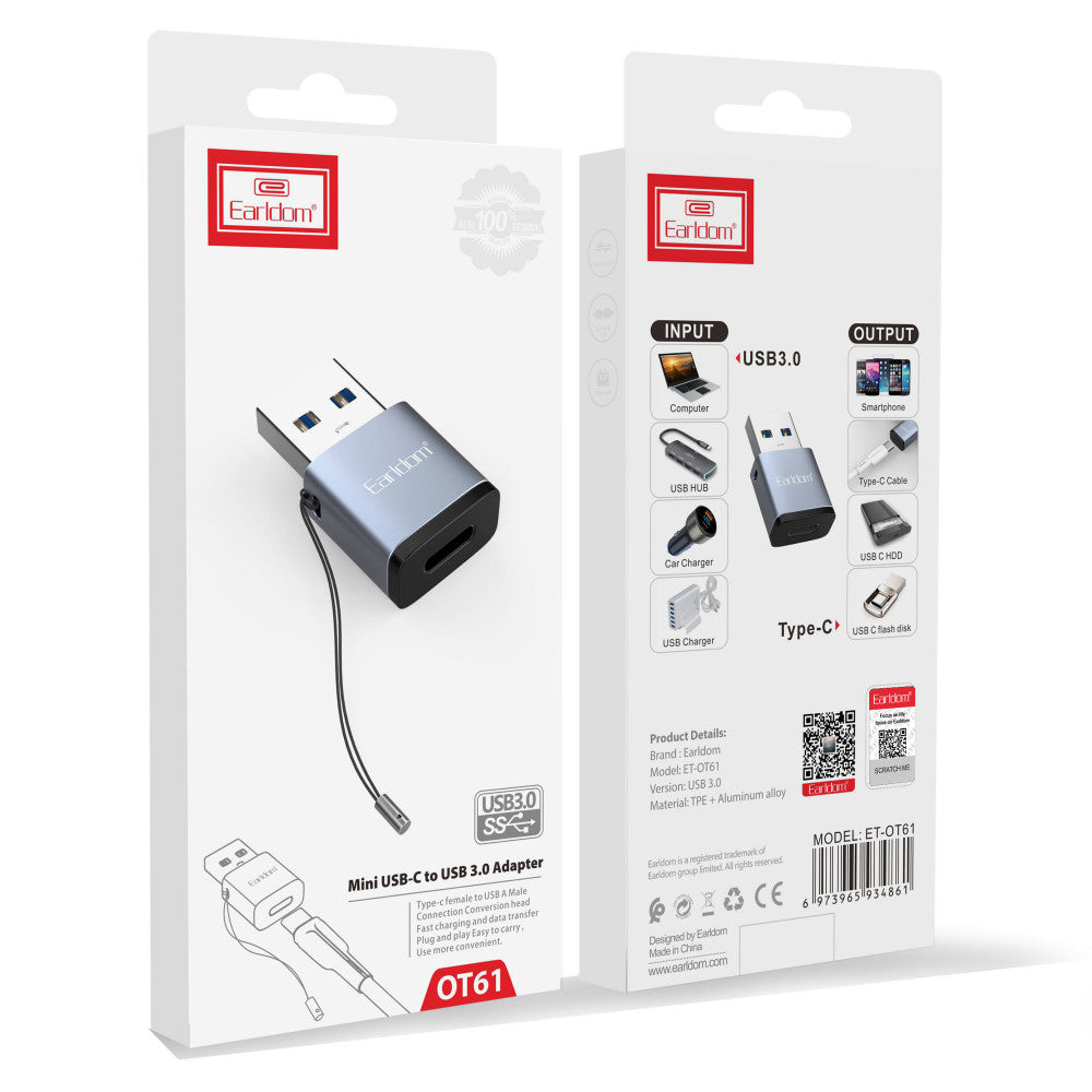 Adapter USB3.0 A To USB C Earldom ET-OT61