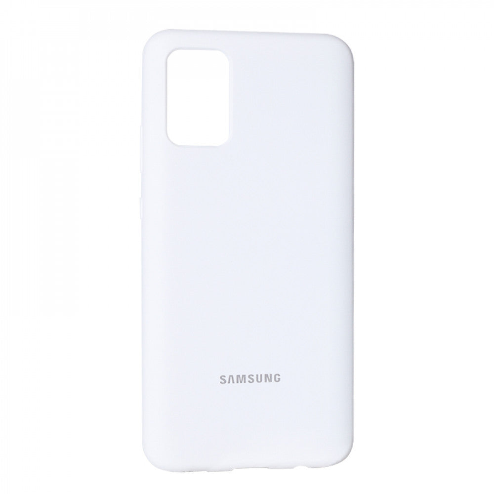 Original Silicone Cover Case Samsung A02S — Antique White