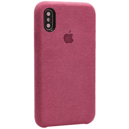 Alcantara Cover iPhone 7 Plus ; 8 Plus — Bordo