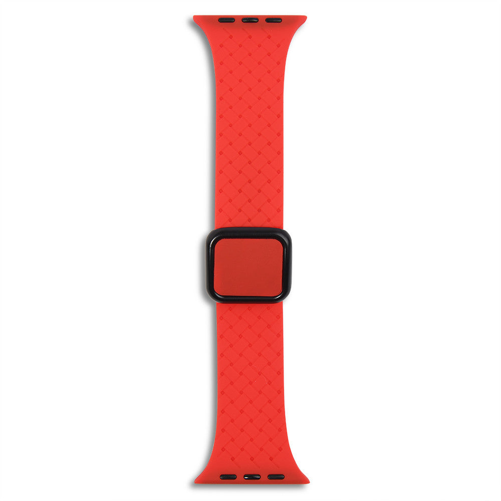 Ремінець Fabric pattern Design Apple Watch 42 44 45 49 mm — Red