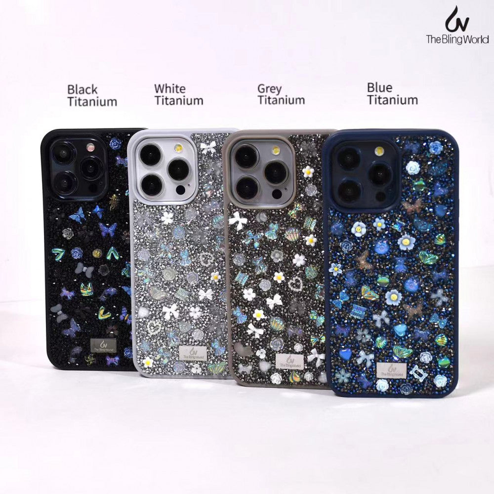 Bling World Swarovski TPU Case iPhone 15 Pro