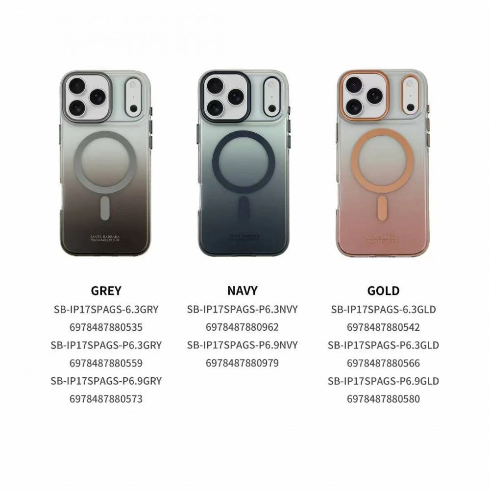 Polo Augus Silicone Case with Magsafe iPhone 17 Pro Max — Orange