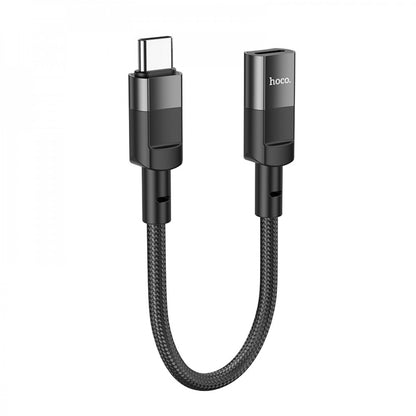 Adapter USB C To Lightning Hoco U107 — Black