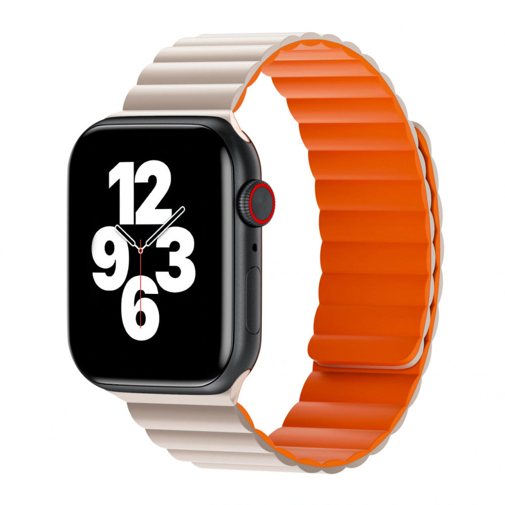 Ремінець Wiwu Wi-WB001 — Apple Watch 42 | 44 | 45 | 49 mm — Starlight & Orange