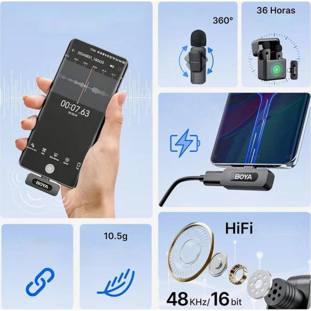 Беспроводной микрофон для телефона BOYA BY-V30