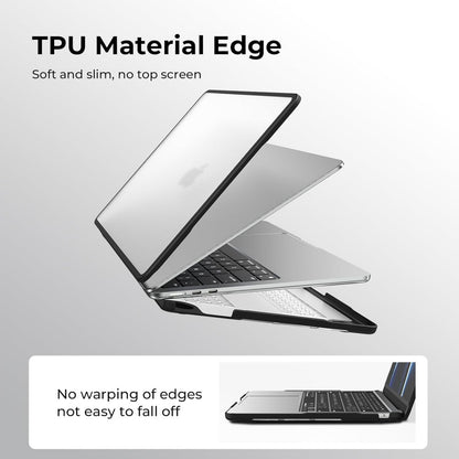 TPU+PC HardShell Case MacBook Pro 16.2" A2485 — Black