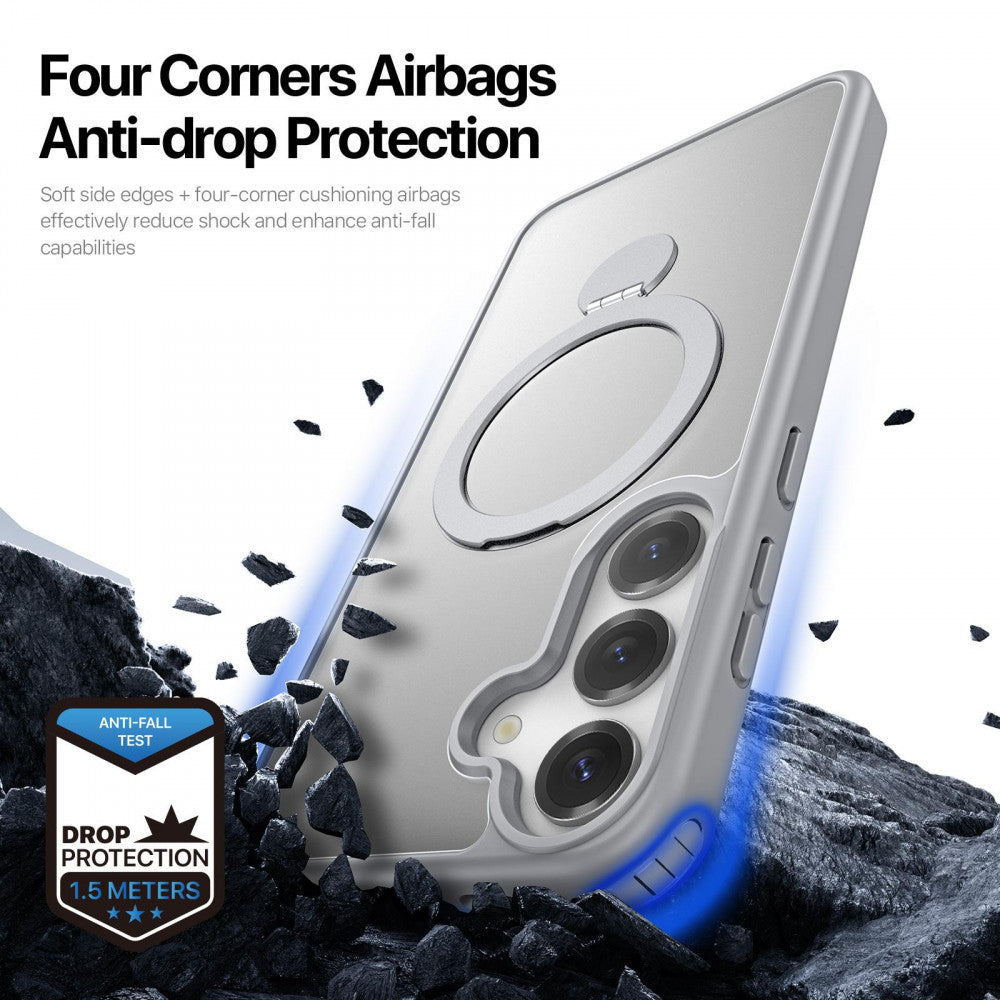 Накладка Чехлы Yind Case With Magsafe — Samsung S25 FE — Grey