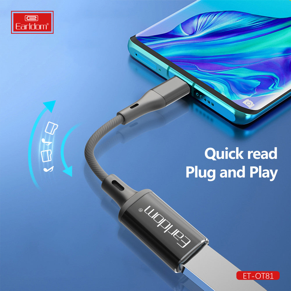 Переходник Earldom ET-OT81 OTG на Lightning (8 Pin)
