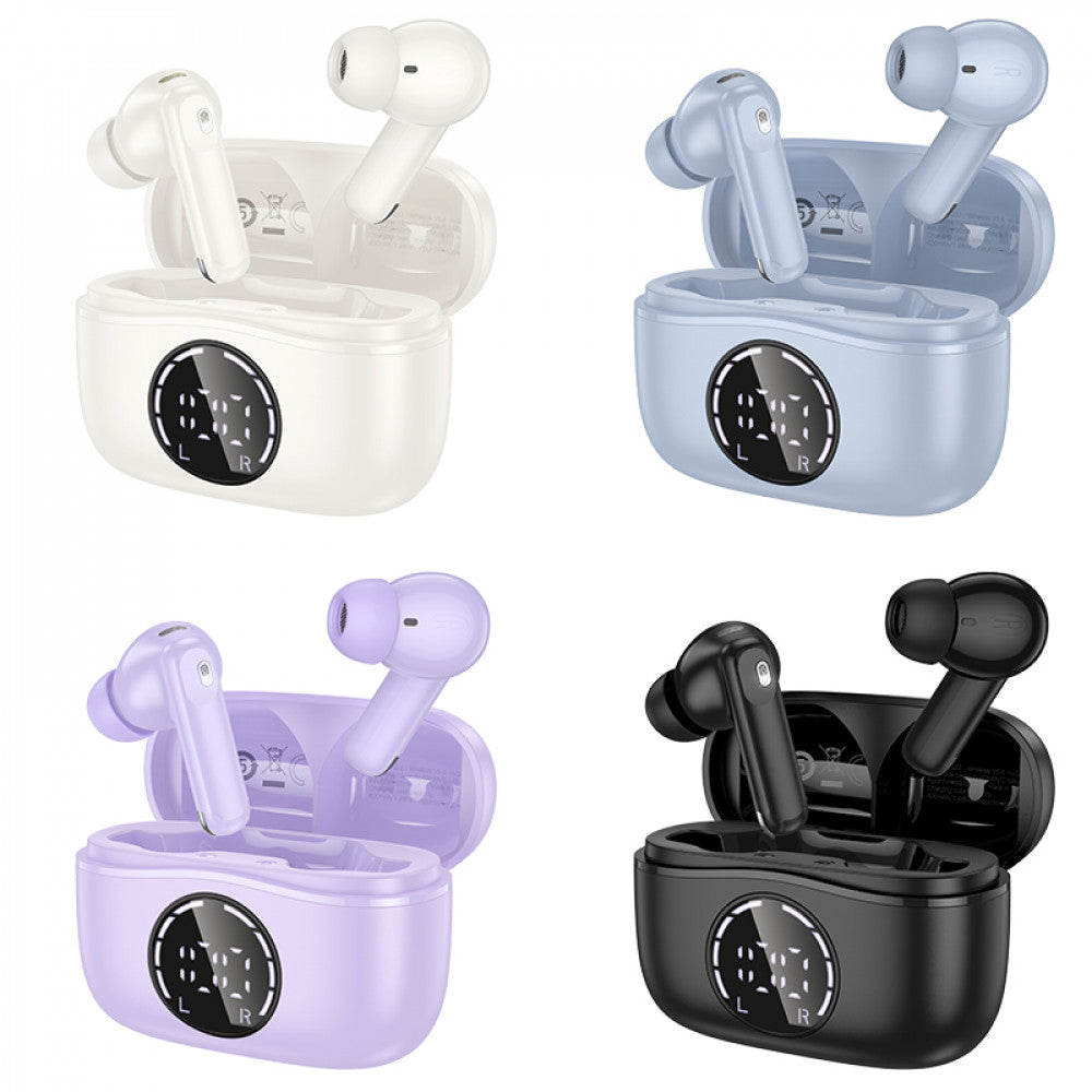 Bluetooth гарнітура TWS Hoco EQ22 — Midnight Black