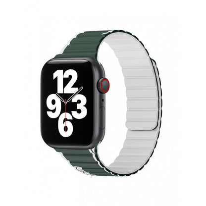 Ремінець Wiwu Wi-WB010  — Apple Watch 42 | 44 | 45 | 49 mm  — Green & Grey