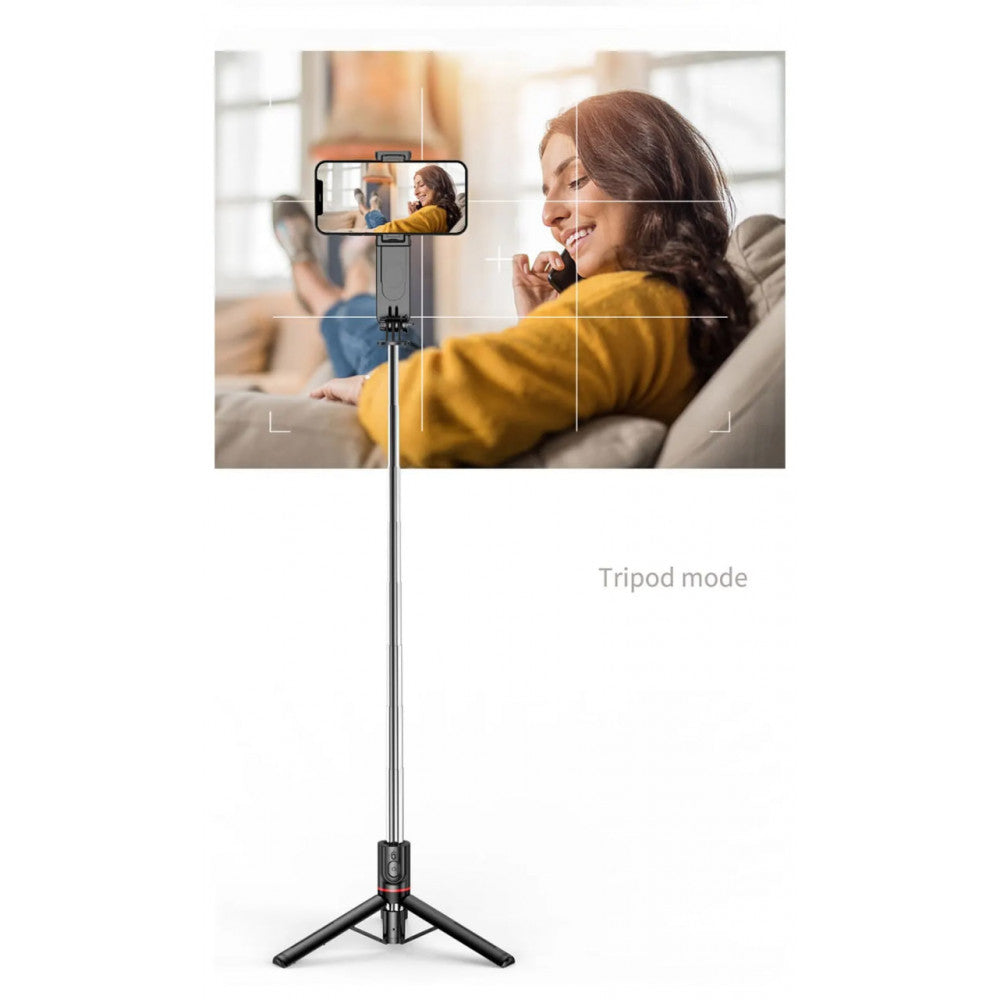 Monopod Tripod L15  |  Removable fill light stable selfie stick tripod (1110mm)