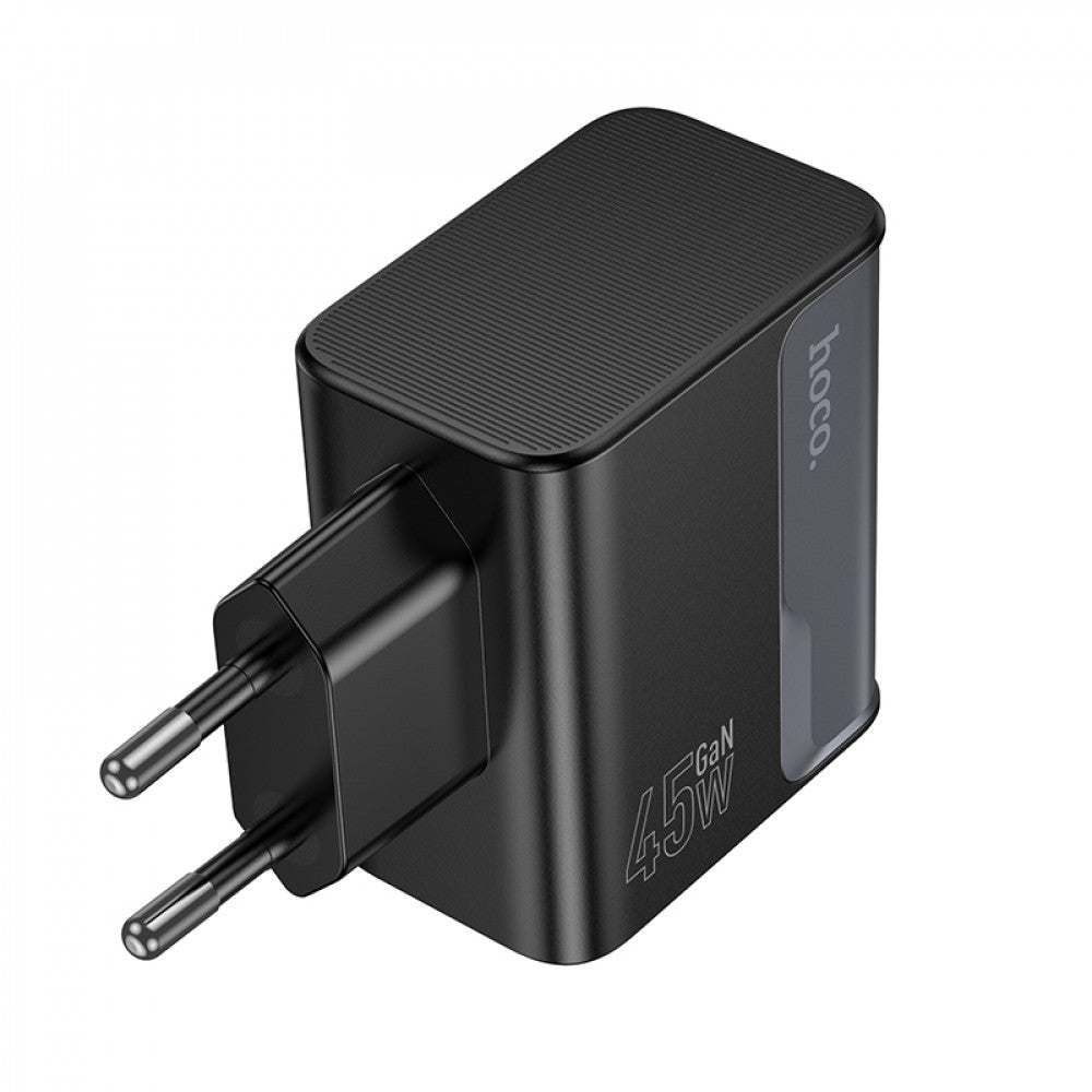 Home Charger 70W 2PD QC 3.0 Hoco CS75A — Black
