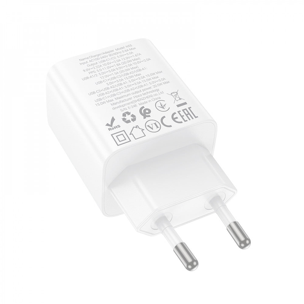 Home Charger | 20W | 2PD | 2U   Hoco N55