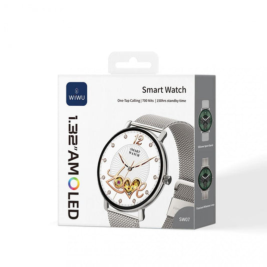 Wiwu SW07 Smart watch  — Silver