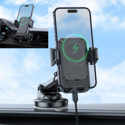 Car Holder — Borofone BH217 Colby wireless fast charging