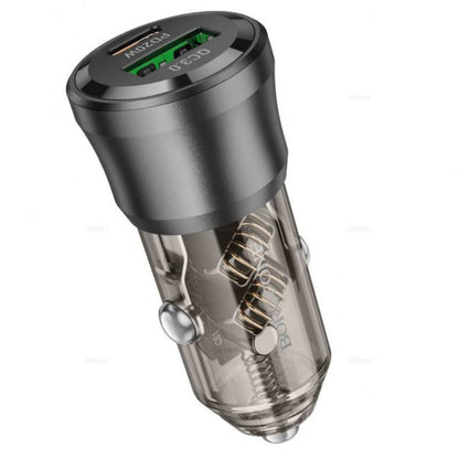 Car Charger | 38W | PD | QC3.0 C to C Cable (1m) — Borofone BZ25