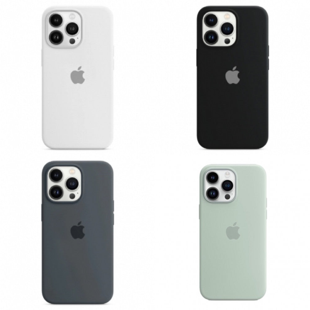 Original Silicone Case Full Size iPhone 14 6.1" — New Brown (80)