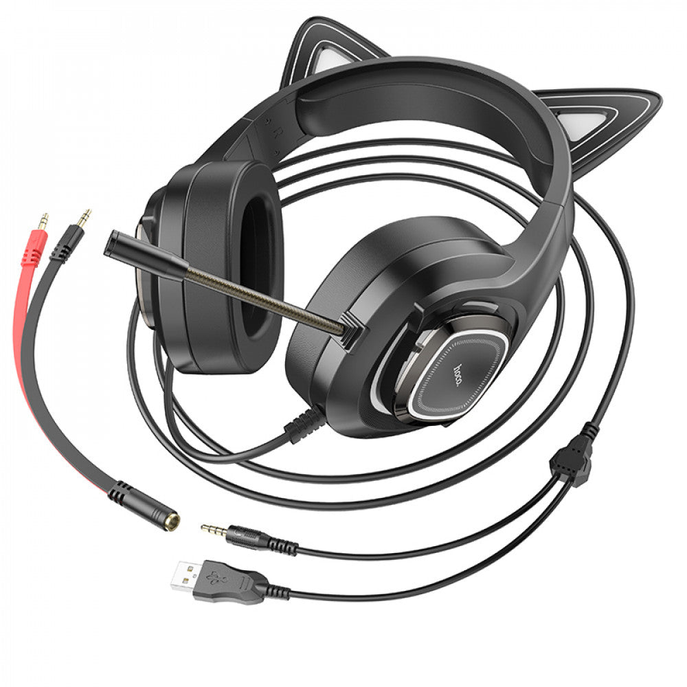 Gaming Headset — Hoco W107  — Elf Cat