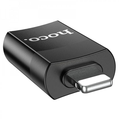 Adapter Lightning To USB 2.0 — Hoco UA17 — Black