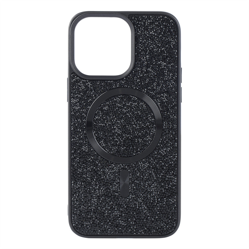 Накладка Чехлы Swarovski Case with MagSafe iPhone 14 Pro — Black