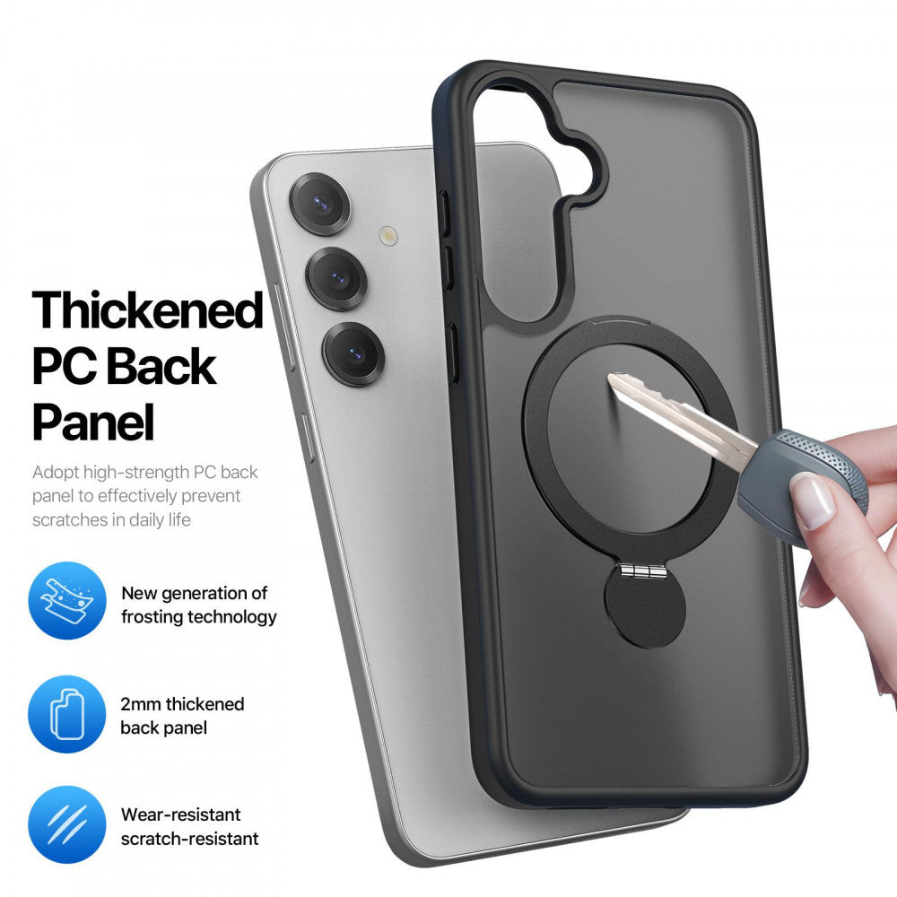 Накладка Чехлы Yind Case With Magsafe — Samsung S25 FE — Black